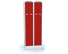 Cloakroom locker Z-shaped doors ALSIN 1920 x 700 x 500